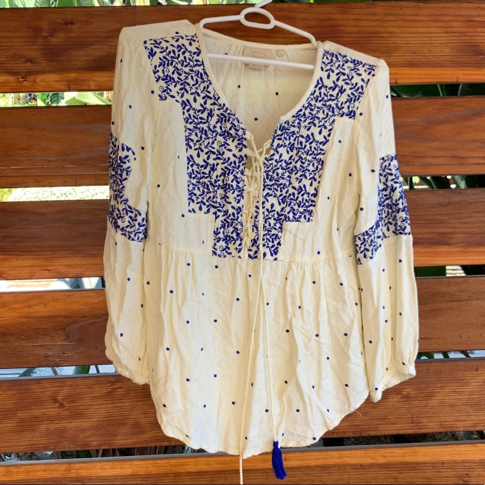 Anthropologie blouse tunic